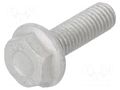 Screw; with flange; M5x16; 0.8; Head: hexagonal; steel; zinc BOSSARD B5X16/BN9727