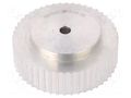 Belt pulley; AT5; W: 16mm; whell width: 27mm; Ø: 75.15mm; aluminium OPTIBELT 27-AT5-48-000ZA