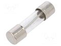 Fuse: fuse; 300mA; 250VAC; time-lag; cylindrical; 5x20mm; 5TT; brass BEL FUSE 5TT-300-R