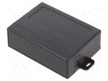 Enclosure: multipurpose; X: 63.3mm; Y: 87.5mm; Z: 29mm; ABS; black MASZCZYK KM-127BK