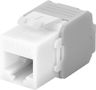 Keystone Module RJ45 CAT 6A, UTP, white - 16.5 mm wide, crocodile type, terminal strip for tool-free IDC mounting 90867