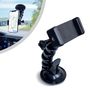 Suction Cup Holder for GoPro, DJI, Insta360, SJCam, Eken + Smartphone Adapter - Black, Hurtel 5907769340185