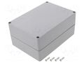 Enclosure: multipurpose; X: 121mm; Y: 171mm; Z: 80mm; ABS; light grey GAINTA A340-IP68