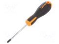 Screwdriver; Pozidriv®; PZ1; EVOX; Blade length: 80mm BETA BE1209E/PZ1