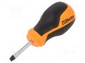 Screwdriver; slot; 4x0.8mm; BETAGRIP; Blade length: 30mm BETA BE1260N/4X30