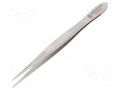 Tweezers; 120mm; Blade tip shape: rounded; universal BERNSTEIN BRN-5-121-7