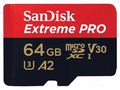 Memory card; Extreme Pro,A2 Specification; microSDXC; R: 200MB/s SANDISK SDSQXCU-064G-GN6MA