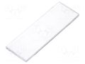Front panel; without frame; 1M Modulbox One; transparent ITALTRONIC IT-P05010721P