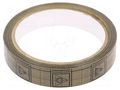 Tape: packaging; ESD; L: 36m; W: 18mm; Thk: 50um; polypropylene EUROSTAT GROUP ERS-421150115