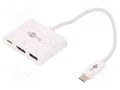 Adapter; HDMI 2.0,USB 3.0; 0.15m; white; 4K,UHD 2160p; 60W GOOBAY USB.C-ADAP-18