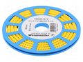 Markers; Marking: S; 2.5÷5mm; PVC; yellow; -30÷80°C; leaded; CLI C WEIDMÜLLER WM-1568251673