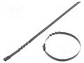 Cable tie; L: 200mm; W: 4.6mm; acid resistant steel AISI 316; 445N RAYCHEM RPG BCZ46-200