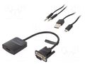Converter; 0.15m; HDMI 1.4; Support: 3D,Full HD 1080p; black VENTION ACNBB