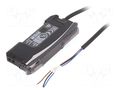 Sensor: optical fiber amplifier; PNP; Connection: lead; 2m; 100mA OMRON E3NX-FA41-2M