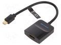 Converter; HDMI socket,mini DisplayPort plug; 3D,Full HD 1080p VENTION HBCBB