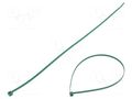 Cable tie; L: 390mm; W: 4.7mm; green; polyamide; 335N; Ømax: 110mm HELLERMANNTYTON T80L-PA66-GN