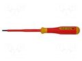 Screwdriver; insulated; slot; SL 3.5; Blade length: 100mm BERNSTEIN BRN-14-652-VDE