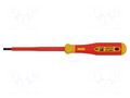 Screwdriver; insulated; slot; SL 4; Blade length: 100mm BERNSTEIN BRN-14-653-VDE
