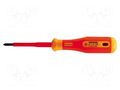 Screwdriver; insulated; Phillips; PH1; Blade length: 80mm BERNSTEIN BRN-14-682-VDE