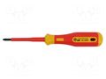 Screwdriver; insulated,slim; PlusMinus PH-type; PH1/SL BERNSTEIN BRN-14-685-VDE