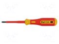 Screwdriver: insulated; slim; PlusMinus PH-type; PH1/SL BERNSTEIN BRN-14-685-VDE