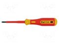 Screwdriver; insulated,slim; PlusMinus PZ-type; PZ/S1 BERNSTEIN BRN-14-695-VDE