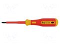 Screwdriver: insulated; slim; PlusMinus PZ-type; PZ/S1 BERNSTEIN BRN-14-695-VDE
