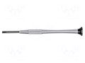 Screwdriver; precision; slot; 2.5x0.4mm; Blade length: 22mm BERNSTEIN BRN-4-374-AL