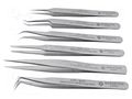 Tweezers-set; for precision works; 6pcs. BERNSTEIN BRN-5-050-AES