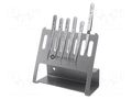 Tweezers-set; for precision works; 6pcs. BERNSTEIN BRN-5-050-V