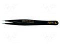 Tweezers; Blade tip shape: sharp; Tweezers len: 120mm; ESD BERNSTEIN BRN-5-076-13
