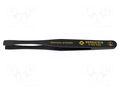 Tweezers; Blade tip shape: shovel; Tweezers len: 120mm; ESD BERNSTEIN BRN-5-193