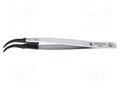 Tweezers; replaceable tips; Blade tip shape: rounded; ESD BERNSTEIN BRN-5-436