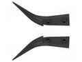 Spare part: tip; Blade tip shape: sharp; Blades: curved; ESD; 2pcs. BERNSTEIN BRN-5-437-0