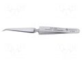 Tweezers; 125mm; Blades: curved; Blade tip shape: sharp; universal BERNSTEIN BRN-5-858