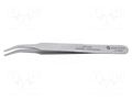 Tweezers; 120mm; Blades: curved,narrowed; Blade tip shape: flat BERNSTEIN BRN-5-861