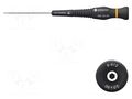 Screwdriver; precision; 6-angles socket; HEX 2mm; ESD BERNSTEIN BRN-6-612
