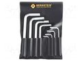 Wrenches set; hex key; 8pcs. BERNSTEIN BRN-6-820