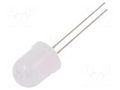 LED; white cold; 10mm; 1560÷2180mcd; 30°; Front: convex; 5VDC OPTOSUPPLY OSW5DKA132A-5V