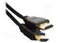 HDMI cable; HDMI; 1000mm Riverdi 4K-HDMI-CABLE