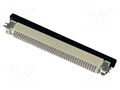 Connector; PIN: 40; ZIF FFC; 0.5mm; Type: top contacts Riverdi ZIF0540UH