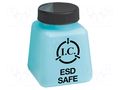 Cleanroom acces: dosing bottles; 113ml; dissipative; ESD; 1÷10GΩ ANTISTAT ATS-146-0049