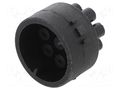 Connector: circular; contact insert; male; PIN: 8; 5A; 380V; crimped BULGIN 12734/1