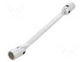 Wrench: socket spanner; with joint; 17mm,19mm; L: 260mm KING TONY KT-19101719
