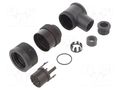Connector: circular; 250V; 6A; PIN: 13; plug; female; soldering; IP65 BINDER 99-0718-70-13