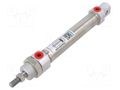 Round cylinder; Piston diam: 20mm; Piston stroke: 80mm; 1÷10bar PNEUMAT FDNM020.0080