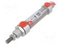 Round cylinder; Piston diam: 25mm; Piston stroke: 50mm; 1÷10bar PNEUMAT FDNM025.0050