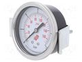 Manometer; 0÷12bar; non-aggressive liquids,inert gases; 63mm PNEUMAT M63A.NC012G14