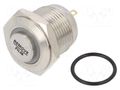 Switch: vandal resistant; Pos: 2; SPST-NO; 2A/48VDC; IP65; OFF-(ON) E-SWITCH PV6H240SS-331