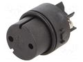 Connector: circular; contact insert; female; PIN: 2; 10A; 250V; 1mm2 BULGIN SA3319
